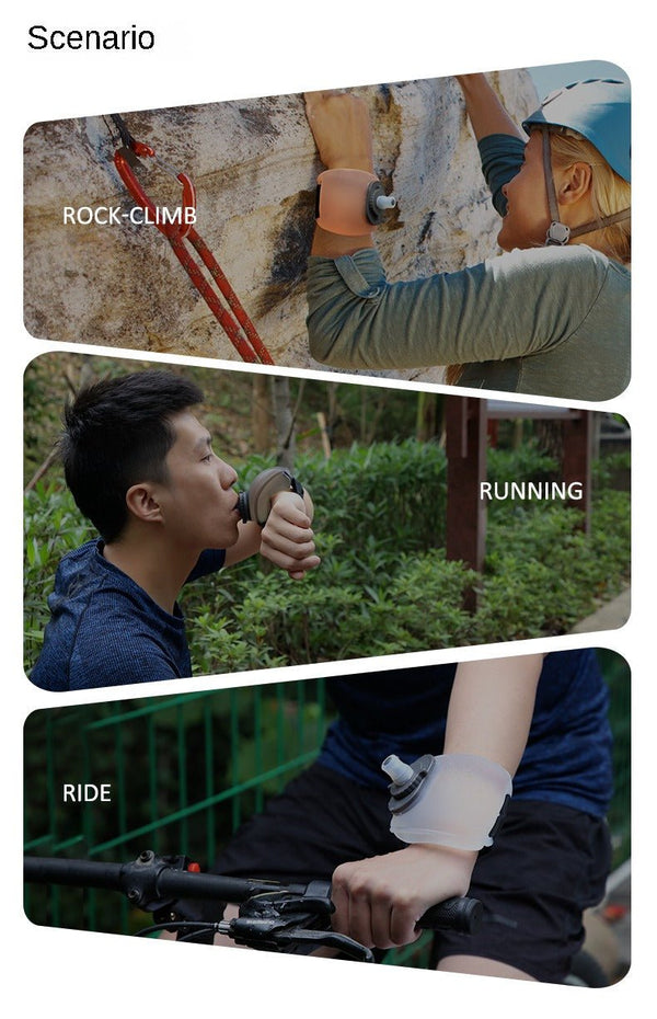 GripRun Silicone Wrist Bottle