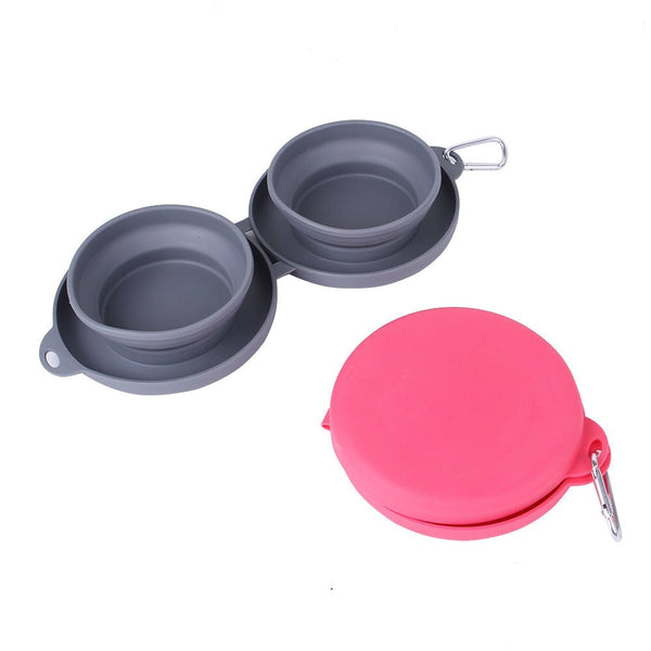 Foldable Double Pet Bowl - CJGY150855502BYatPet EssentialsatJ&M E - HyperMart