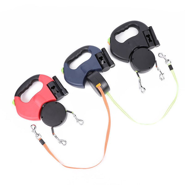 GlowSafe Dual Retractable Dog Leash - CJGY153305901AZatPet EssentialsatJ&M E - HyperMart