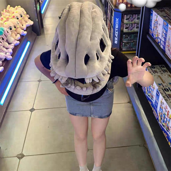 Dino Skull Plush Hat