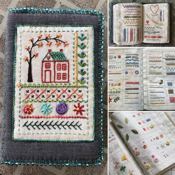 Creative Linen Embroidery Book Kit